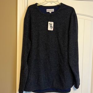 TAGS ON twentymetrictons heather blue sweater